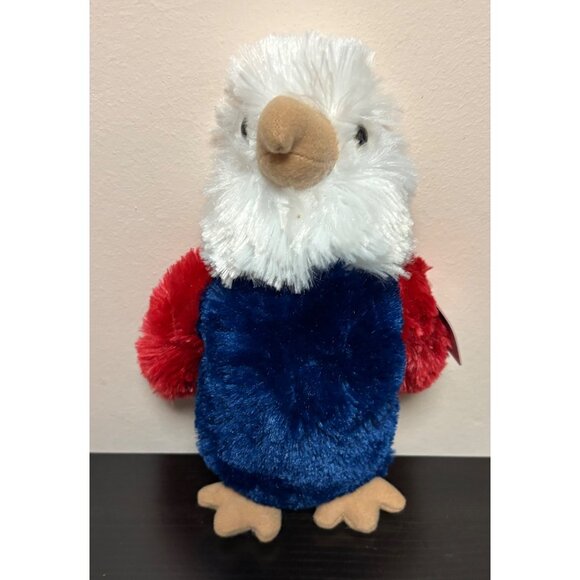 Aurora World Plush Justice Eagle 9" Red White & Blue Plush Stuffed Patriotic - Picture 2 of 6